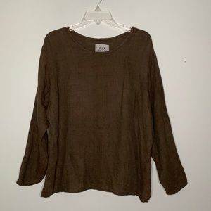 Flax | Earthy Toned Long Sleeve Top